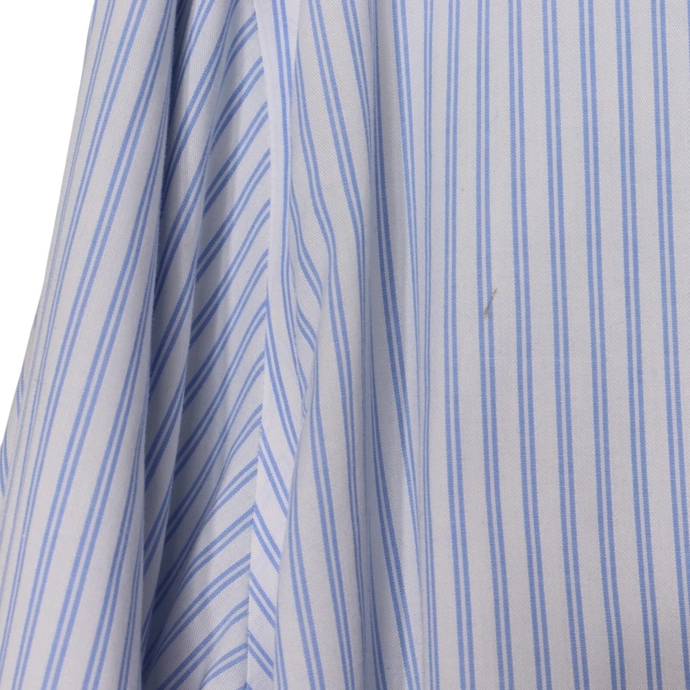 Lauren Ralph Lauren Button Up Shirt Mens Sz 19 36/37 Blue Tall Fit Supima Cotton - Picture 7 of 9